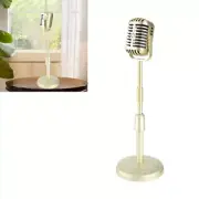 Simulation Old Fashioned Microphone Model with Stable Base and Support Rod Retro