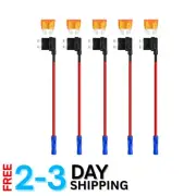 Compact Automotive Add-a-Circuit Fuse Tap Kit - 5x 5A Blade Fuses Included