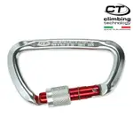 CLIMBING TECHNOLOGY D型鋁合金有鎖鉤環2C47600XTN 紅色 / 城市綠洲(CT,CE,EN,UIAA,義大利,攀岩,安全,自由,運動,傳統,人工,上攀,確保,先鋒)