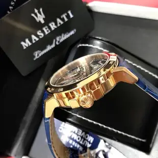 MASERATI 瑪莎拉蒂男錶 46mm 此款為澳門賭場VIP限量專屬，僅能用點數換得的稀世珍錶，有別於一般瑪莎拉蒂手錶，僅剩最後數量