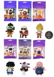Nanoblock Dragonball Z Pack,6 Models,Raditz,Roshi,Goku,Gohan,Frieza,Dodoria, NEW