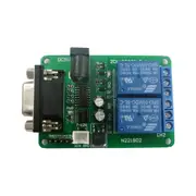 DC 5V 7.5V 9V 2Ch RS232 Relay Board Remote Control USB PC UART COM Serial Ports
