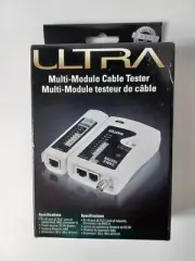Ultra ULT40318 Multi-Network RJ-11, RJ-12, BNC & RJ45 Ethernet Cable Tester NIB