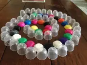 500 Empty 1" Acorn Vending Capsules Vending Containers One Inch 1.1" Party Fair