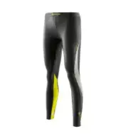SUPER SALE | Skins Dnamic Womens Compression Long Tights - Black / Limoncello