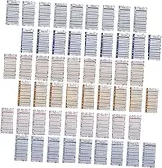 KALLORY 100 Sheets Cash Budget Card Budget Planner Cash Binder Refill Budget Binder Expense Tracker Budget Cards Consumption Cards Office Supplies Planner Inserts Plan Accessory Paper Jam