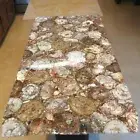 Petrified Wood Agate Stone Table, Kitchen Countertop, Petrified Agate Center Top