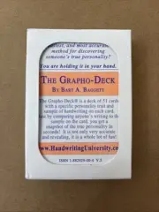 2003 The Grapho-Deck Handwriting Trait Personality Cards Bart Baggett Open Box