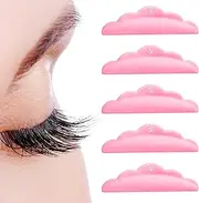 Abeillo 50PCS Lash Lift Rods, Small Lash Lift Pads, Lash Rods for Lash Lift, Eyelash Lift Pads for Eyelash Extension (Pink)