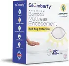 King Size Waterproof Bamboo Mattress Encasement by - Premium Skin-Safe Mattress