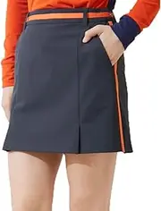 [JUN & ROPE] Jun Andrope ERC44010 Women's Skirt, UV Protection, Water Repellent, Water Repellent, Breathable, Body Ciel, Color Scheme Line Skirt