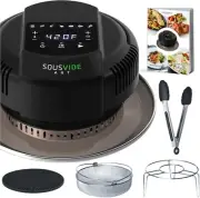 8 qt Instant Pot Air Fryer Lid with Cookbook - Healthier Cooking Made Easy