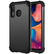 MCC Impact Samsung Galaxy A20 2019 Shockproof 3in1 Rugged Case Cover A205 [Black]