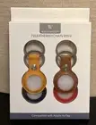 New PU Leather Keychain Holder Sleeve for Apple AirTag Tracker 4 Pack