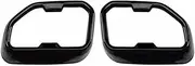 Car 2 Pcs Car Stainless Tail Throat Exhaust Pipe Muffler Tip Cover For BMW X3 X4 G01 G02 2022 2023