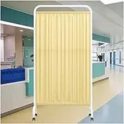 Hospital Privacy Screen,Standing Door Partition with Casters,Protective Screens Room Divider Screen,for Office Beauty Salon Hall(Color 1,1-Panel)