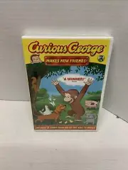New Sealed Curious George Makes New Friends DVD Jeff Bennett