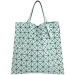 ISSEY MIYAKE 三宅一生 BAOBAO 淺綠色霧面三角格10X10肩背/手提包