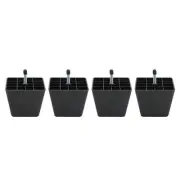 4pcs Bed Riser Table Lifts Furniture Square Feet Plinth Floor Protector 80mm
