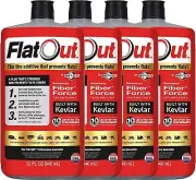 4 Pack 32 Oz FlatOut Multi-Purpose Tire Sealant, Prevents and Repairs Flat Tires