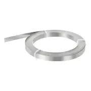 Nichrome Flat Heater Wire 49ft(15m)x0.2mmx8mm High Temp Wire Black, Silver