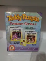 Teddy Ruxpin Adventure Series Treasure Series 1 Books And Cartridge Sealed