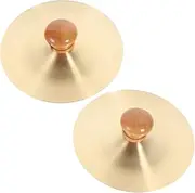 QUMIIRITY Musical Instrument Cymbals 1 Pair Handheld Boys and Girls Adults Percussion Cymbals for Cultural Performances