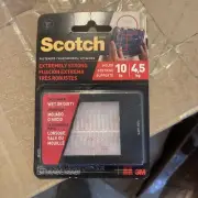 3 Packs Scotch Fastener 3M Indoor Outdoor Heavy Duty Hook & Loop Stick On 8 pcs