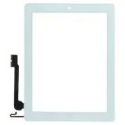 Digitizer & Home Button Assembly for Apple iPad 4 White Front Glass Touch Screen