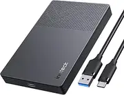 Inateck USB 3.2 Gen 2 Hard Drive Enclosure for 2.5 Inch SSDs and HDDs, Up to 6Gbps, with UASP, FE2014