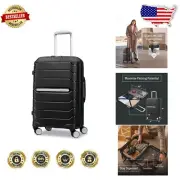 Lightweight 21-Inch Expandable Hardside Spinner Suitcase for Effortless Travel
