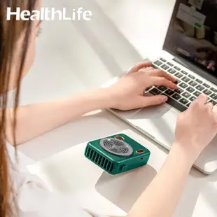 【HealthLife】掛脖相機造型風扇 HL-836(USB掛脖風扇)