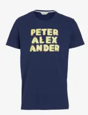NEW PETER ALEXANDER MENS NICKELODEON SPONGEBOB NAVY COTTON TEE TOP M RRP$59.95
