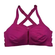 Victoria's Secret Knockout Front-Close On Point Sports Bra Ophelia Magenta 38D