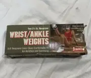 Vintage Soft Ankle/Wrist Weights 2.5LBS NEOPENE BODY BY FRANKLIN