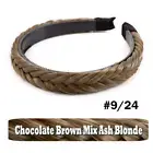 AU Braided Plaited Headband Hair Head Clip In Hair Extensions As Human Woman J4