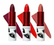 Smashbox Be Legendary Lipstick Trio Set (deep peach,warm red,dark purple)