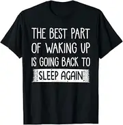 [VidiAmazing] Going Back to Sleep Again Funny Sleepover Women Pyjama ds126 T-Shirt