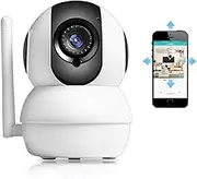 Zenly Full HD 1080P Wireless IP Camera Remote View 2.0MP WiFi Surveillance Home Security Baby Monitor 128GB SD Card Slot (Plug Type : UK Plug, Sensor Size : 720P with 32GB Card)