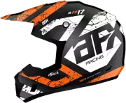 AFX FX-17 Attack Helmet 2XL Matte Black/Orange 0110-7159