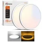 2Pack LED Flush Mount Ceiling Light Fixture with Night Light, 12inch 24W 2400...