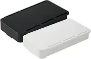 GANAZONO Sturdy under Desk Draw Storage Boxes Pcs Office Desk Organizer Hidden Drawer Drawer Hips Material