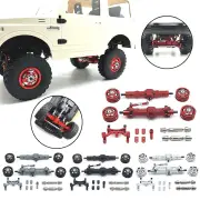 1/10 Car Spare Parts For WPL C74 Metal Upgrade Axle Steering Gear Seat Hub Transmission Shaft RC Car Parts
