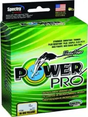 Power Pro Braided Spectra Fiber Micro Fish Line Spool Hi Vis Yellow 21100100150Y