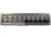Snap On 10 Piece 1/2" Drive 6Pt Metric Shallow Impact Socket Set 310IMMYA NEW