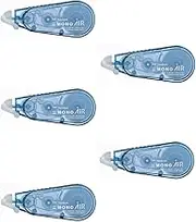 Tombow CT-CA5C44-5P Mono Air Correction Tape 0.2 inch (5 mm) Wide Ash Blue