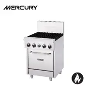 Mercury Gas 4, 32 MJ Burners, Gas Static Oven Size 490 X 415 X 355 mm, Rack Size 470 X 560 mm, 2 Racks M24S-4F