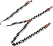 [COSMEVIVI] Three Button Suspenders Elastic Band Suspenders for Men Mens Suspender for Suit Jean Suit Suspender Suit Suspender for Men Men's Clip Suspender Striped Suspenders Pant Suspender Pu