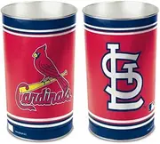 WinCraft MLB 8105413 St. Louis Cardinals Tapered Wastebasket, 15" H