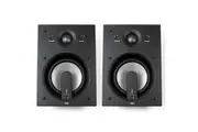 2pc Jamo IW 406 FG II Custom 400 Series In-Wall 2-Way Audio Loudspeakers White